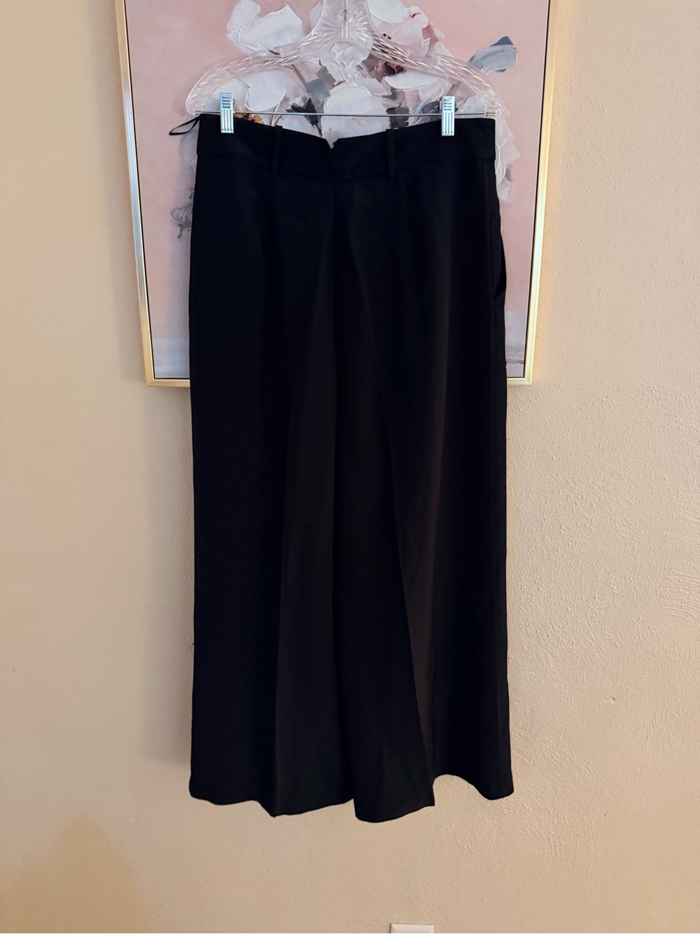 LILYSILK 100% Mulberry Silk Wide Leg Pants | Black | Size 30 - Picture 3 of 4
